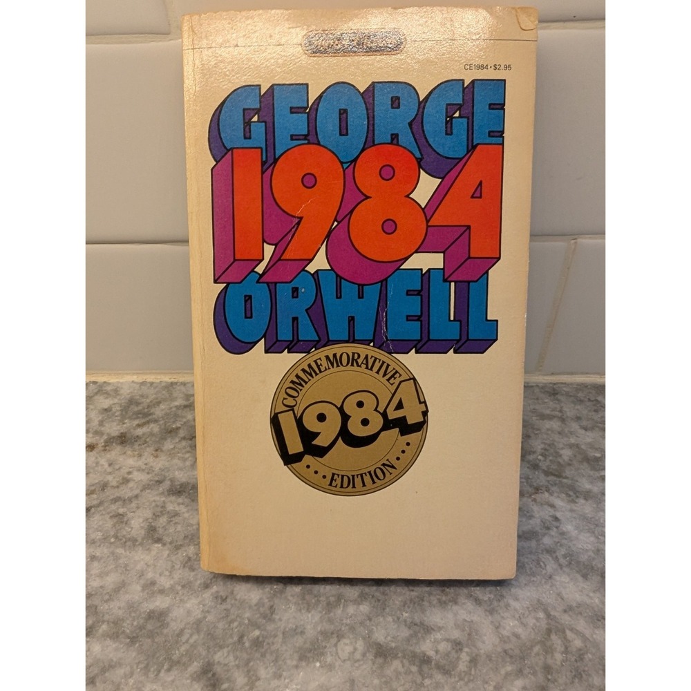 GEORGE ORWELL 1984 (1983 Signet Paperback) Commemorative Edition Walter Cronkite